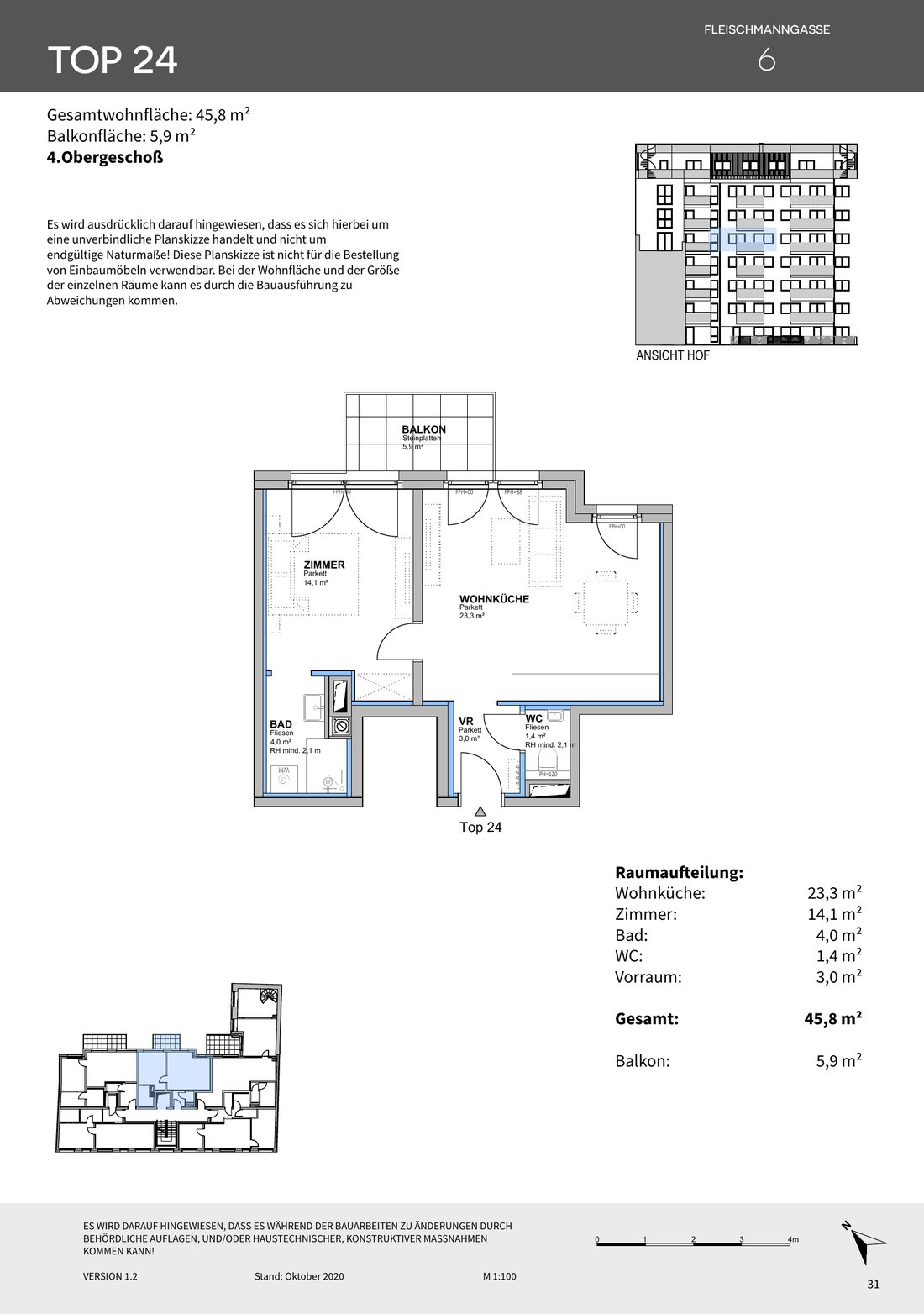 Grundriss Top 24